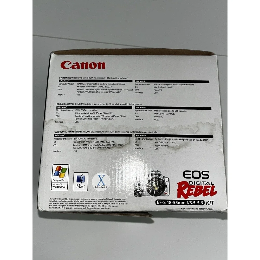 Canon EOS Digital‎ Rebel EF-S 18-55 Kit Camera & Lens Great Condition